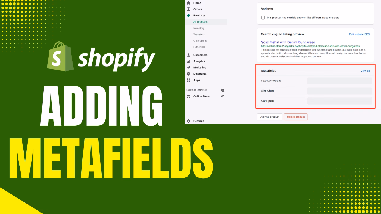 Shopify Metafields